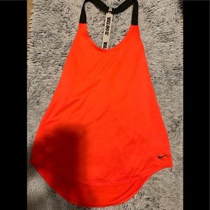 Women’s Small Dri Fit Orange & Black Nike tank